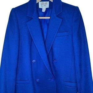 Saville | Royal Blue Blazer | Wool | Lined